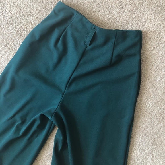 Shein Forest Green Culottes - Picture 5 of 7